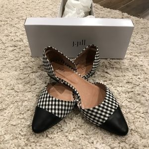 Women's J. Jill Gingham Flats Size 9